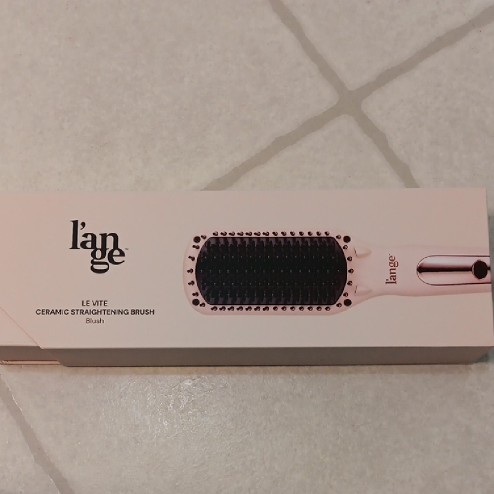 L'ange Le Vite Blush Ceramic Straightening Brush